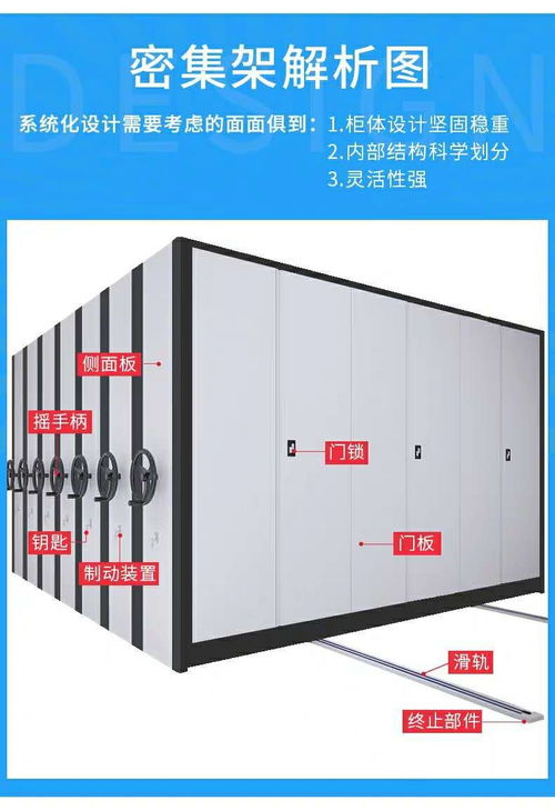 重慶底圖密集架手搖式圖紙柜移動檔案柜廠家